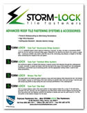 STORM-LOCK Tile Fasteners Brochure