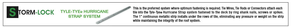 Tyle-Tye® Hurricane Strap system